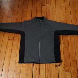 SPYDER Mens Full Zip Jacket Core Sweater Black Gray